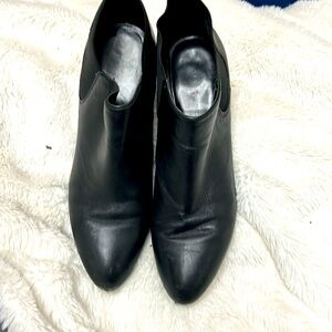 Low Boots upper Leather Black